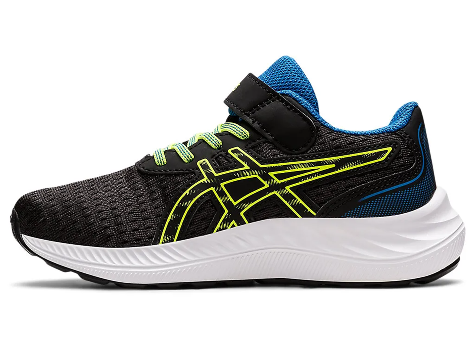 ASICS Junior Pre Excite 9 PS Kids' Running Shoes - Lightweight Athletic Sneakers for Boys & Girls (Black/White, Style 1014A234-003) - Perfect for School, Sports & Daily Activities