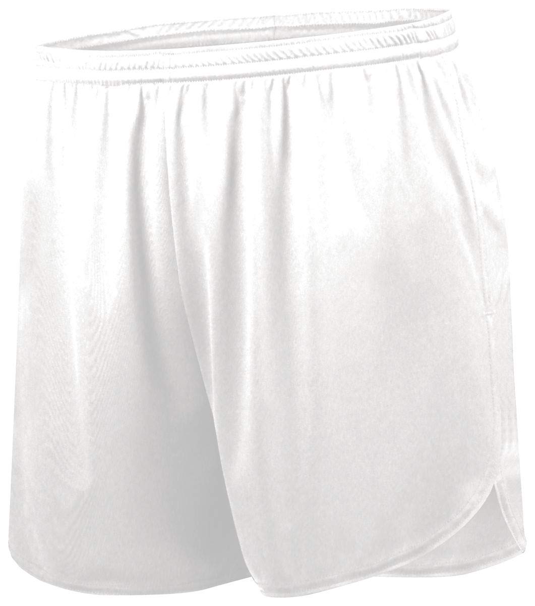 Holloway Sportswear Women's PR Max Running Shorts - Lightweight, Breathable, High-Waisted Athletic Shorts for Women (White, Large) | Perfect for Running, Gym Workouts & Yoga