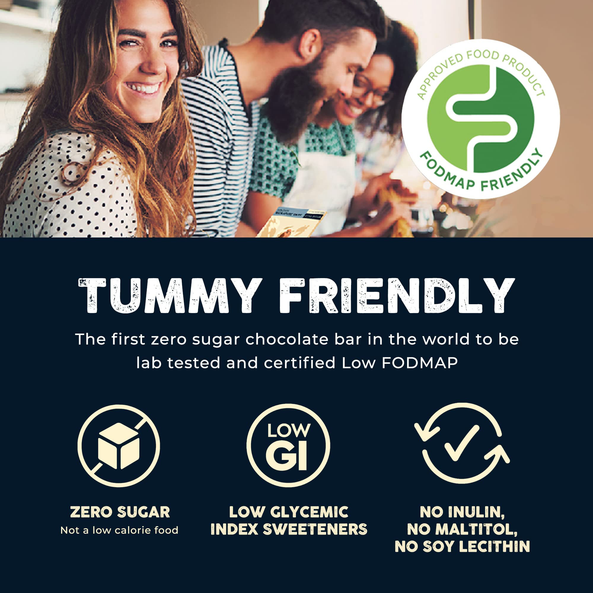 The Good Chocolate - Keto Dark Chocolate Squares | Zero Sugar, Low Carb, Vegan Snack | 24-Piece Family Pack | Perfect for Keto Diet, Weight Loss & Healthy Lifestyle