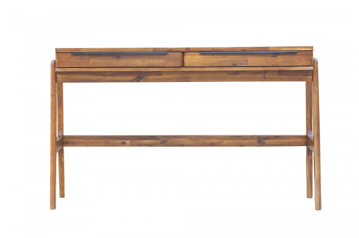 Stylish Brown Wooden Writing Desk for Home Office - Perfect for Study, Work & Remote Learning