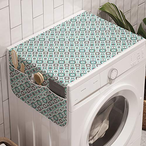 Turquoise Grey White