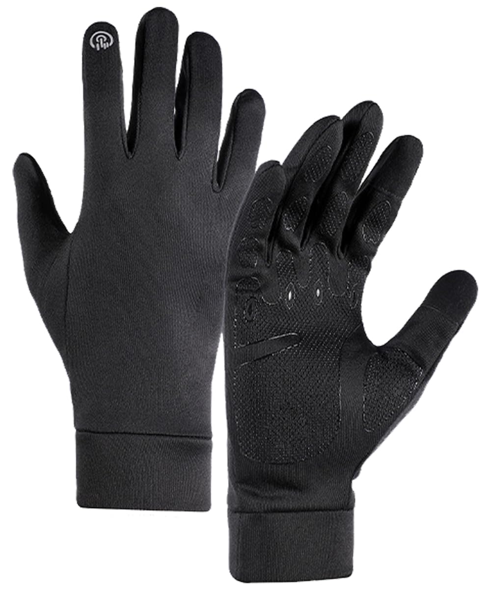 Men's & Women's Running Gloves - Black Small Size | Touchscreen Compatible Winter Workout Gloves for Jogging, Hiking & Outdoor Activities