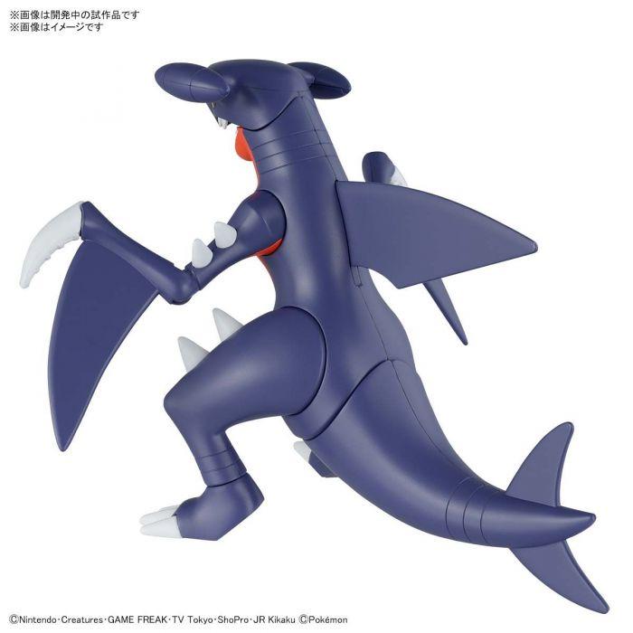 Bandai Pokemon Garchomp Model Kit - Buildable Dragon Figure for Collectors & Fans - Perfect for Display, Gifts & Pokemon Battles