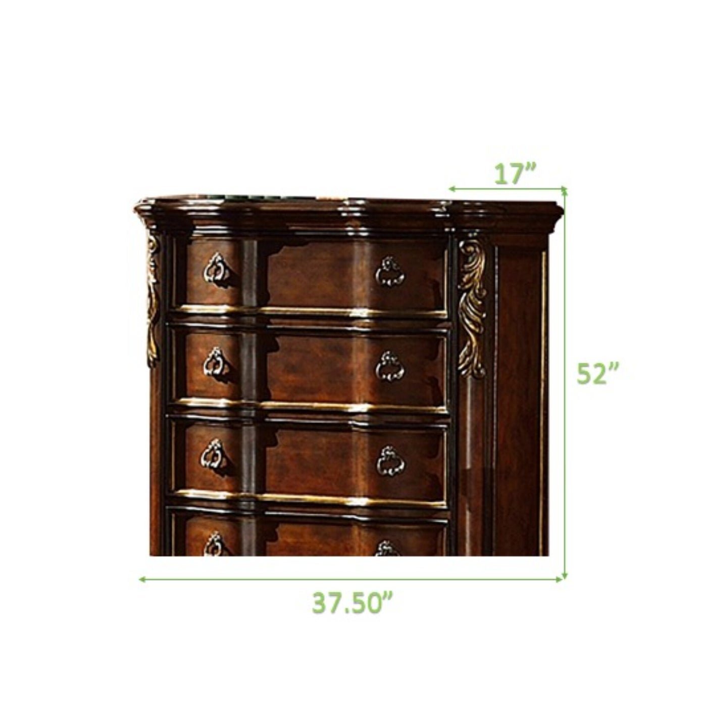 Bella Collection Bedroom Set - Queen Size Bed Frame, Nightstand & Dresser - Modern Bedroom Furniture for Home Decor | Perfect for Master Bedroom, Guest Room & Apartment