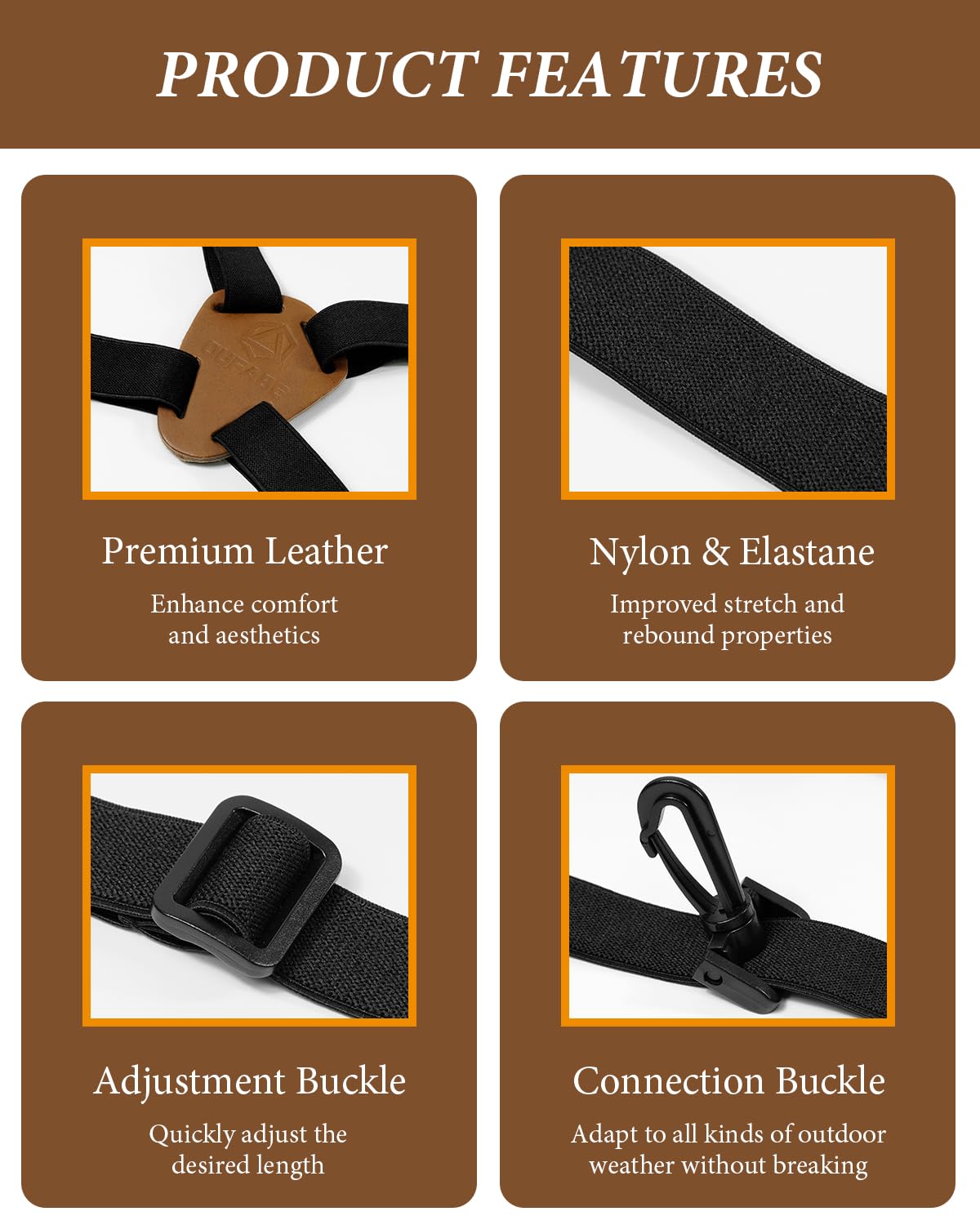 Premium X-Shaped Binocular Harness Strap - Adjustable & Comfortable for Bird Watching, Hunting, Hiking - Fits Binoculars, Cameras, Rangefinders - Ideal for Outdoor Adventures & Wildlife Observation