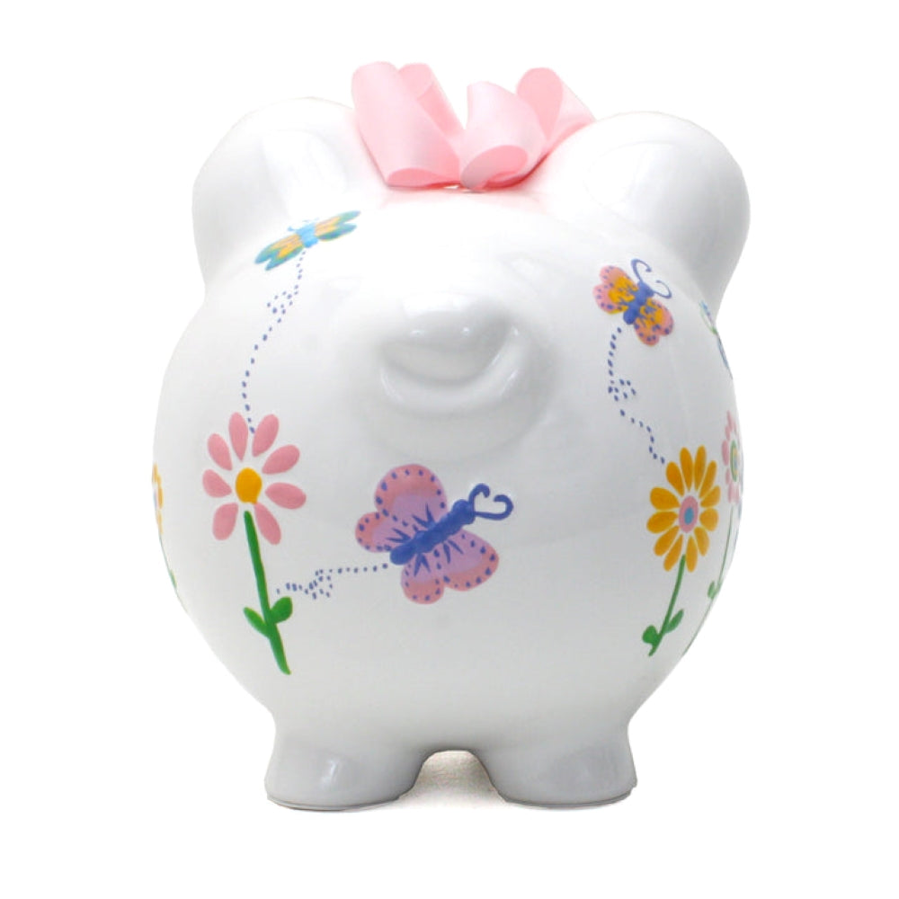 Child to Cherish Ceramic Flutterfly Piggy Bank - Cute Butterfly Design Money Box for Kids Savings, Perfect Gift for Birthdays & Holidays | Encourage Financial Literacy & Saving Habits