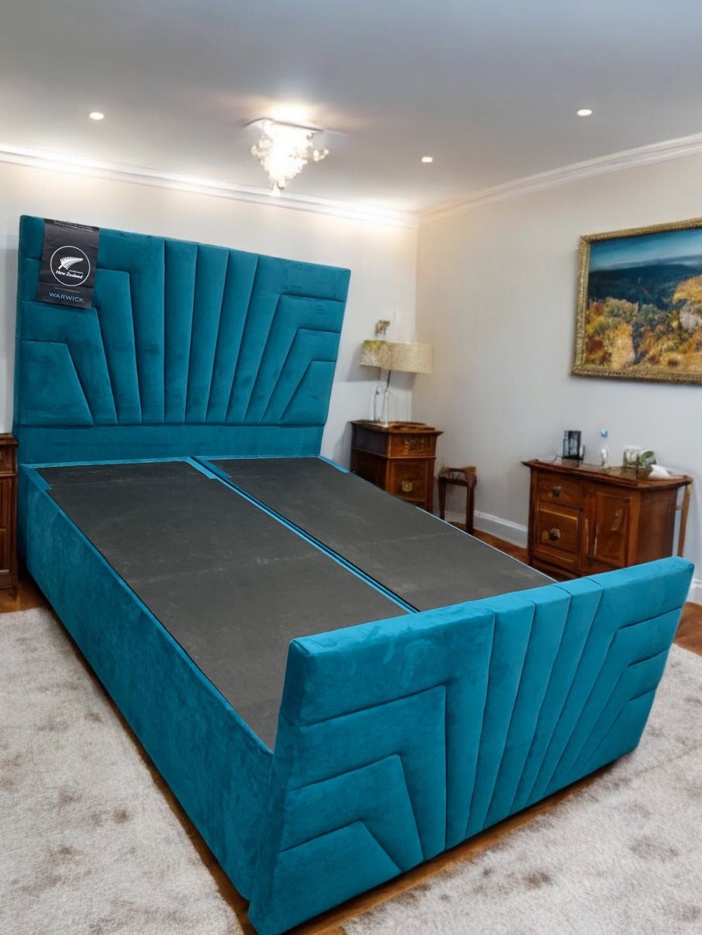Smart Space-Saving Gas Lift Storage Bed with Headboard & Footboard - Perfect for Small Bedrooms, Guest Rooms & Studio Apartments