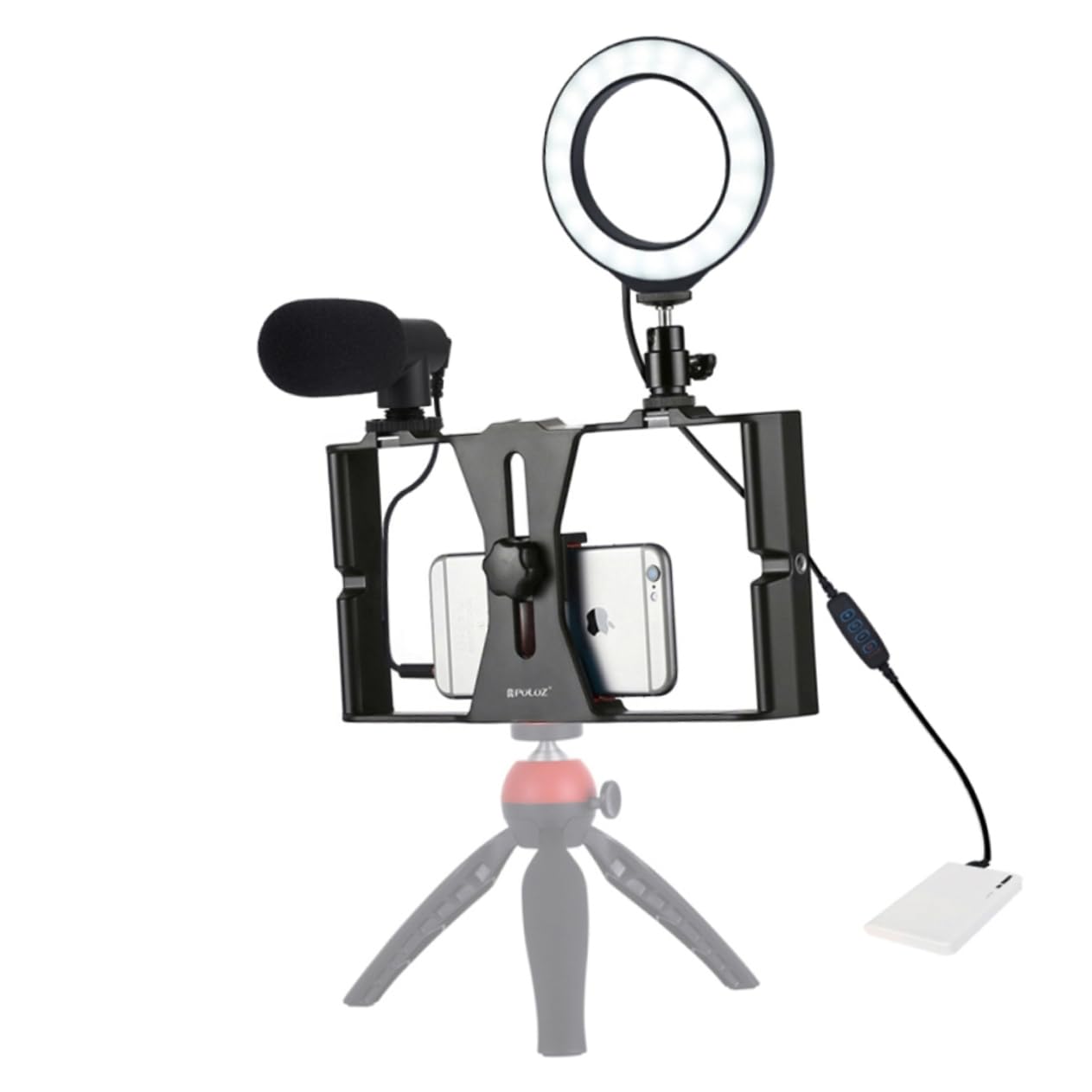 ABOOFAN 1 Set Adjustable Phone Tripod Stand with Phone Holder - Portable Desktop Camera Mount for Live Streaming, Video Recording, Makeup Tutorials & Content Creation - Perfect for YouTube, TikTok, Instagram & Vlogging