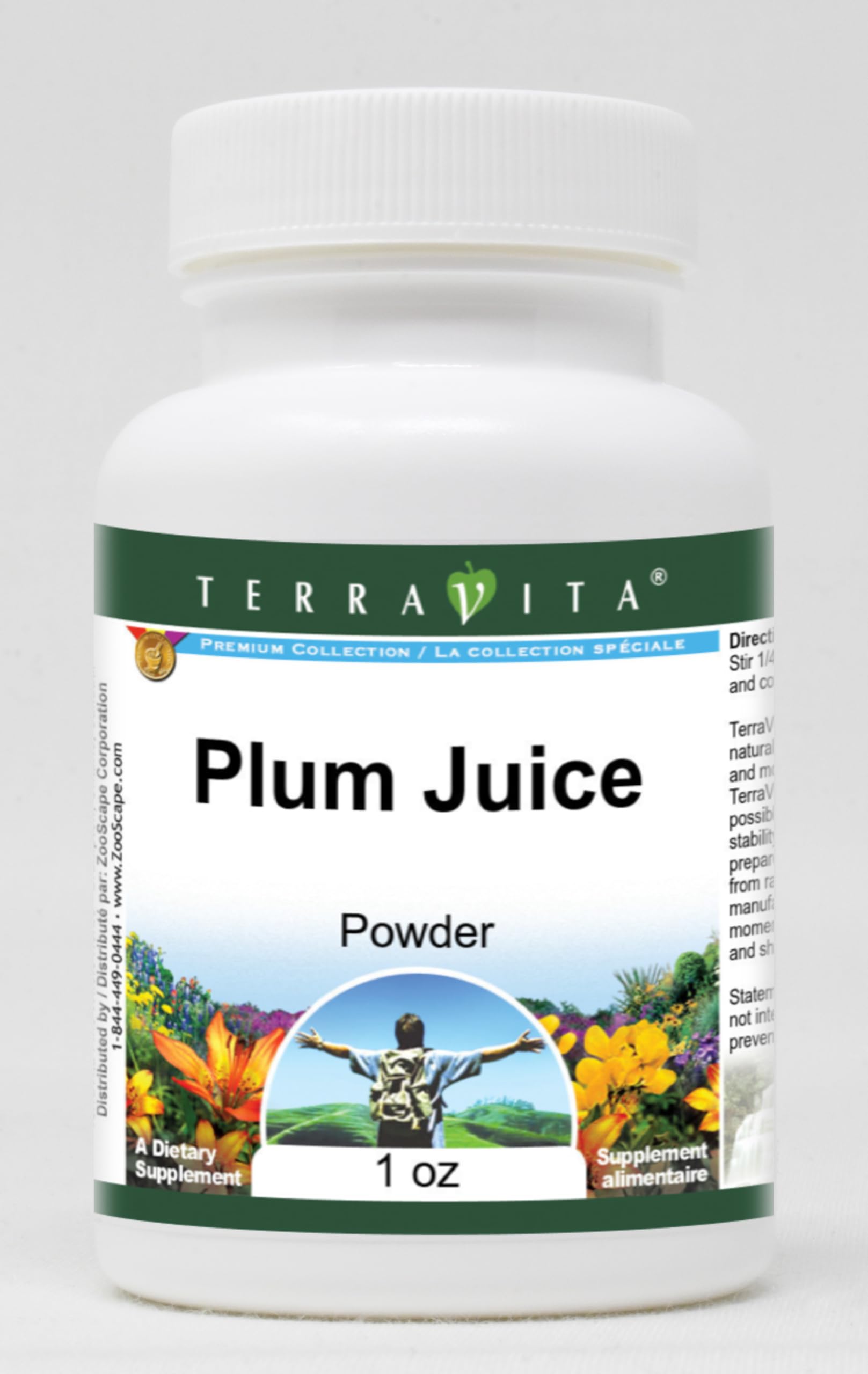 Organic Plum Juice Powder 1 oz (2 Pack) | Natural & Delicious Fruit Powder for Smoothies, Baking & Healthy Drinks | ZIN: 521843