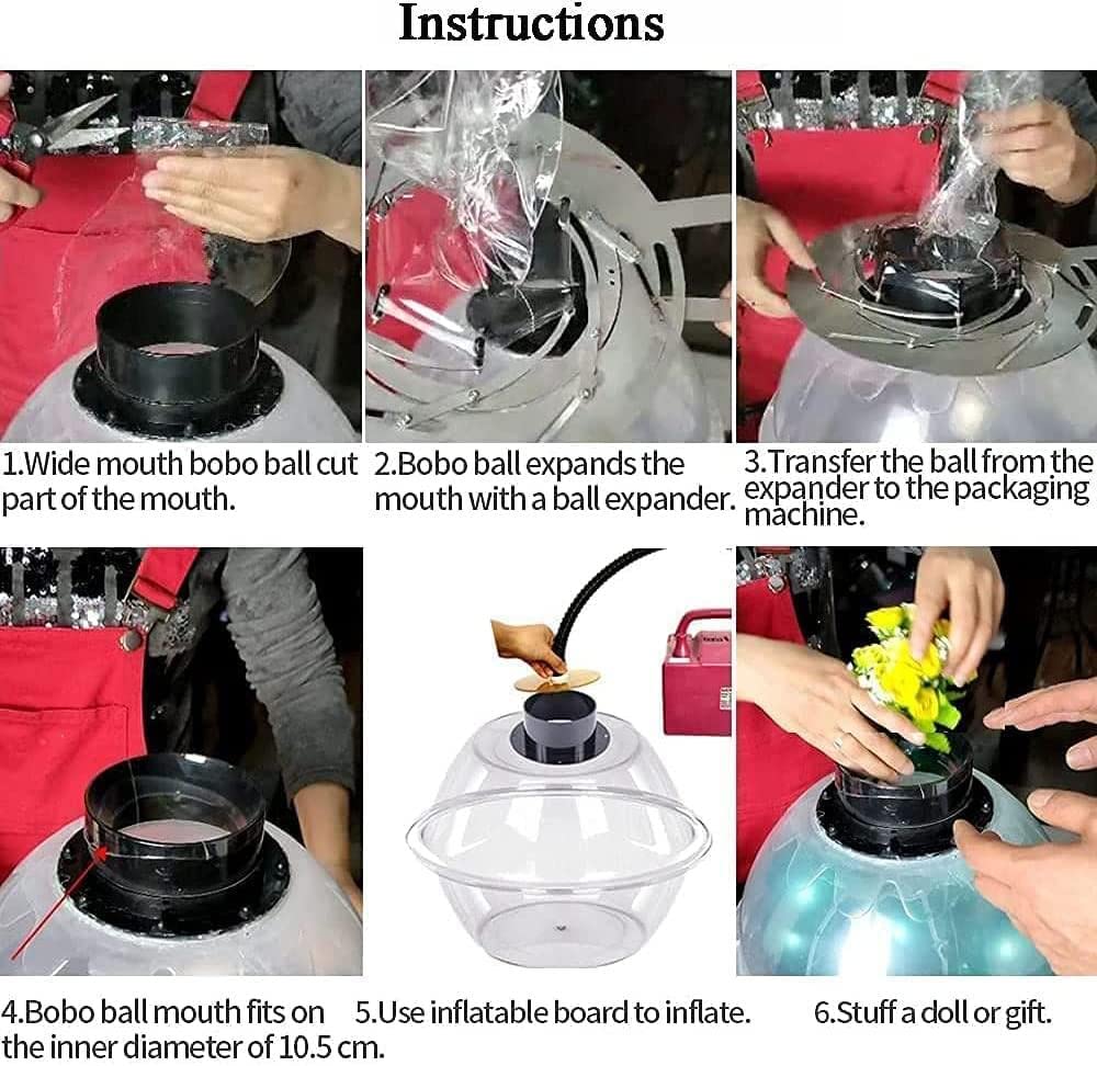 DIY Balloon Stuffing Machine & Gift Wrapping Tool - Perfect for Plush Toys, Balloon Bouquets, Birthday Party Decorations & Art Balloon Arrangements | Great for Party Supplies, Event Decor & Creative Gift Wrapping