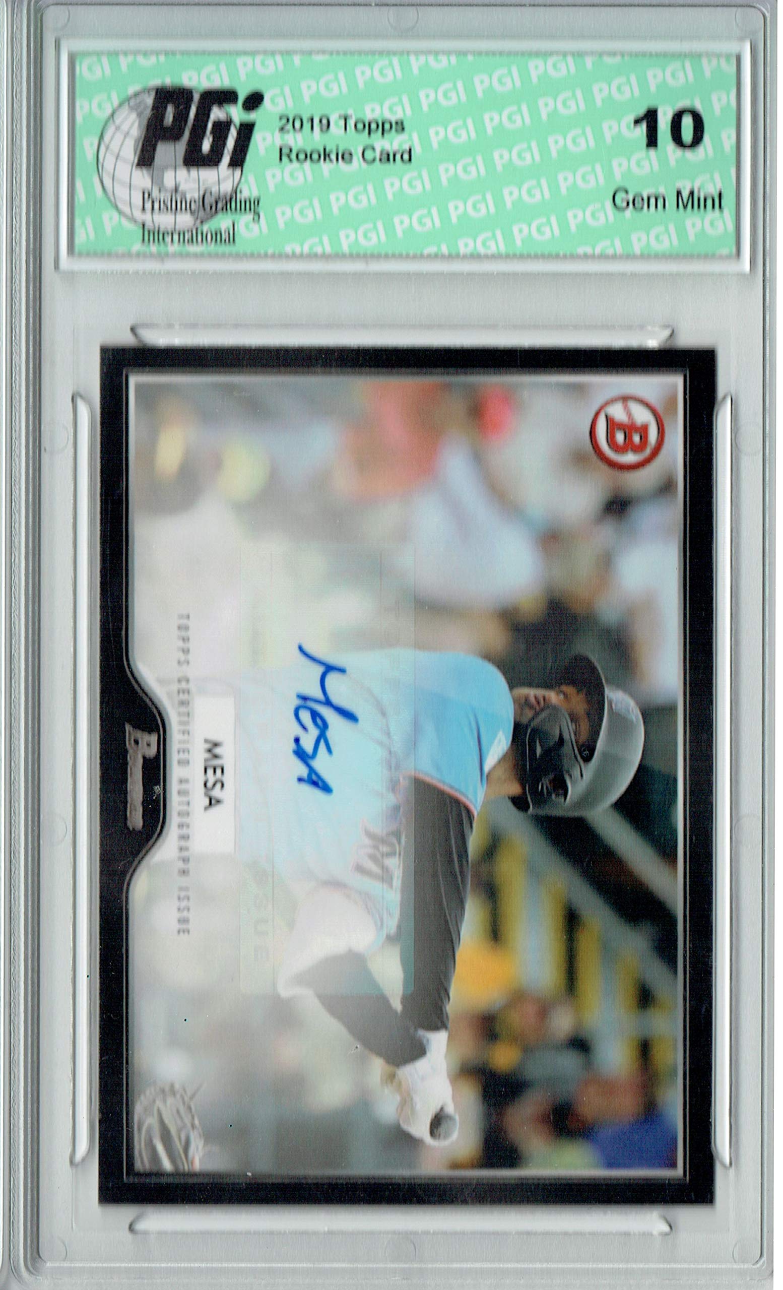 Victor Victor Mesa 2019 Topps #26A 55 Bowman SP AUTO Rookie Card PGI 10 - MLB Baseball Collectible Trading Card for Sports Memorabilia & Investment Collection