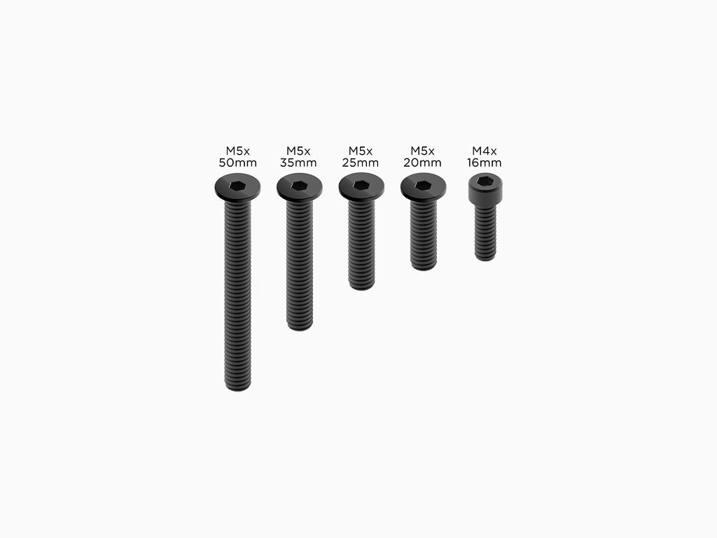 Original Black PRO Screw Set - Replacement Parts for Tools & DIY Projects - Perfect for Home Repairs, Furniture Assembly, and Hardware Fixes