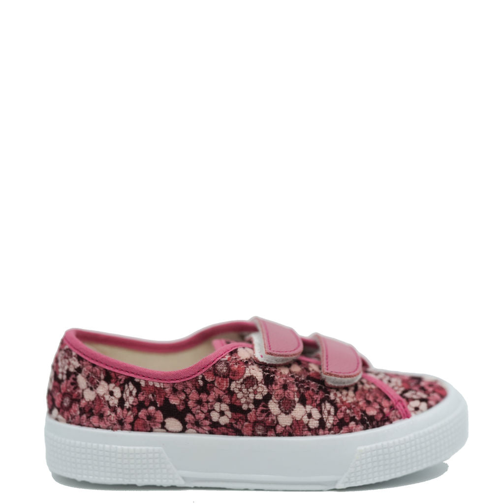 Pepe Raspberry Floral Printed Women's Casual Sneakers - Lightweight Comfortable Walking Shoes for Spring Summer Outfits, Gym, Travel & Daily Wear