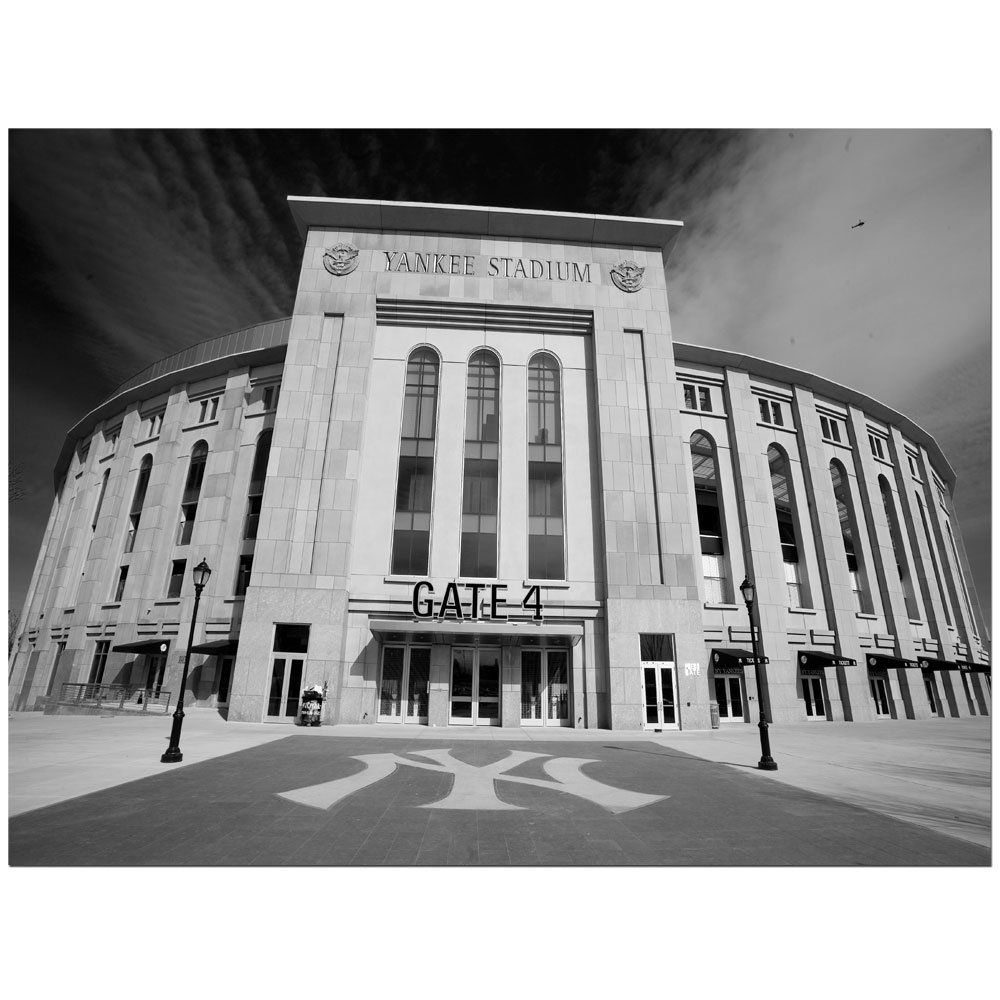 Yale Gurney The Stadium Canvas Art - 14x19 Inch Sports Wall Decor for Game Room, Man Cave & Office | Trademark Art