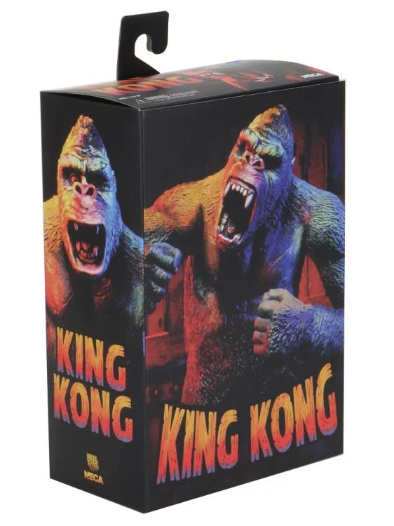NECA King Kong Illustrated Version Action Figure - Collectible Movie Monster Toy for Display & Gifts - Perfect for Fans, Collectors & Home Decor