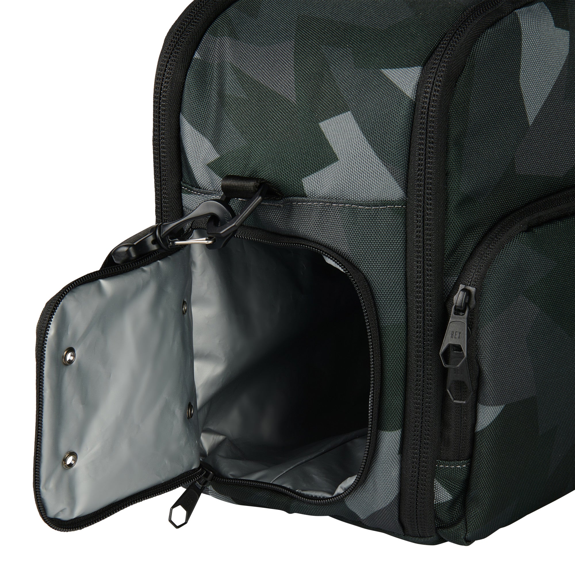 DAILY DUFFEL BAG GLACIER CAMO V2 - Waterproof Travel & Gym Bag for Men & Women - Perfect for Camping, Workouts & Weekend Getaways