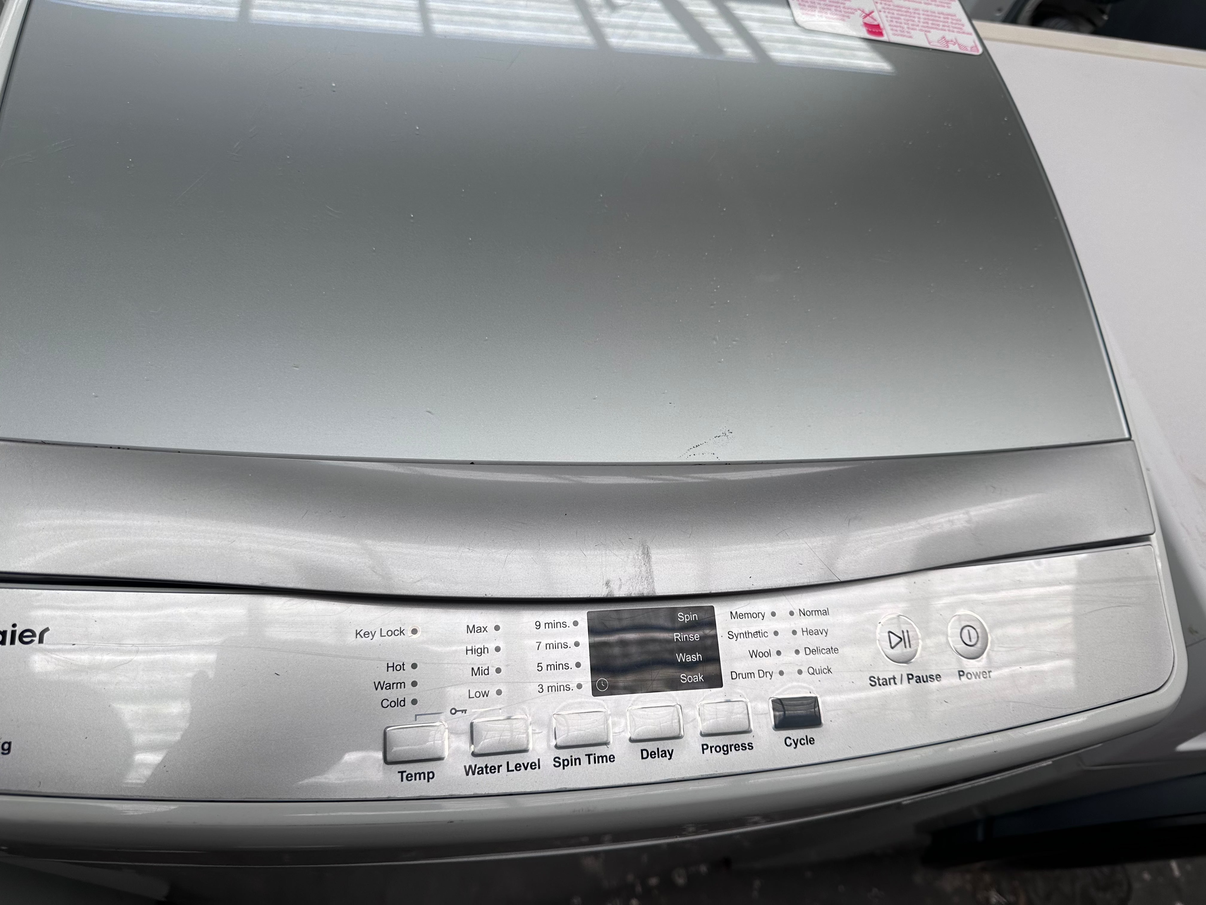 Haier 7kg Top Load Washing Machine - Certified Refurbished | Perfect for Apartments, Dorms & Small Spaces | Energy Efficient Laundry Solution