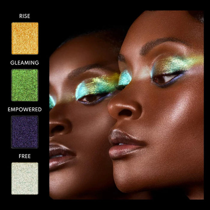 Danessa Myricks Lightwork VI Freedom Palette - Magnetic, Customizable, Stackable Full Face Makeup Palette for Professional & Everyday Glam