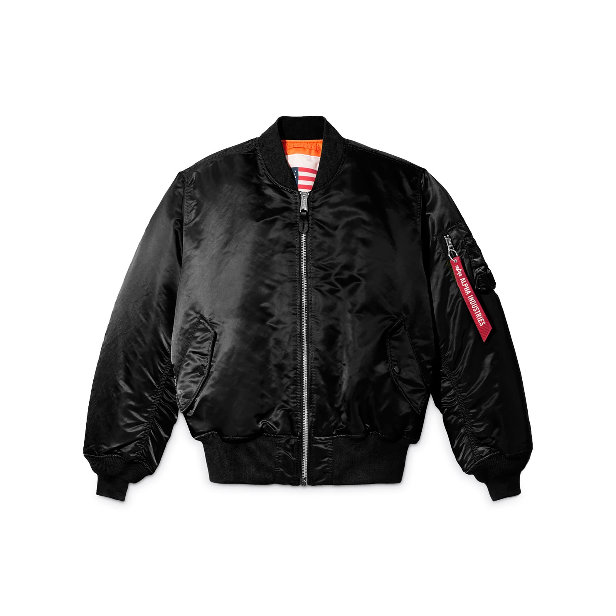 Alpha Industries MA-1 Blood Chit Bomber Flight Jacket - Men's Military Pilot Jacket for Aviation Enthusiasts | Perfect for Casual Wear, Outdoor Adventures & Vintage Fashion