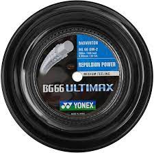 Yonex BG 66 Ultimax Badminton String Reel - High Performance Synthetic Gut for Professional Players | Perfect for Tournament Play & Training Sessions