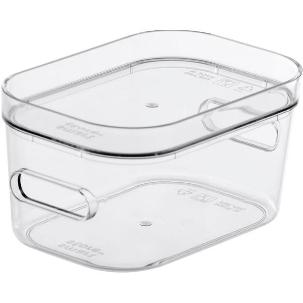 SmartStore Compact Clear Storage Bin Lids - XS, S, M Sizes - Perfect for Pantry Organization & Home Storage Solutions