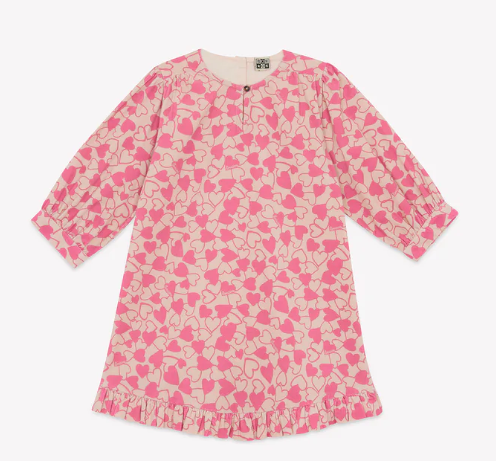 Bonton Hortensia Floral Print Dress for Girls (Size 4-12A) - Perfect for Birthday Parties, School Events & Summer Outings
