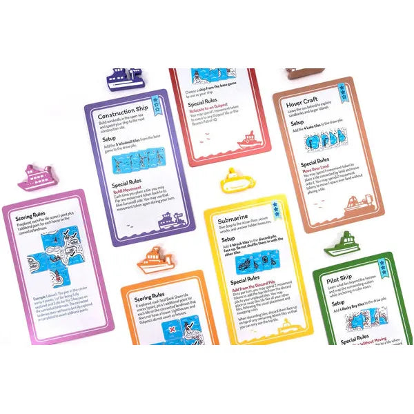 Beacon Patrol: Ships and Shores Board Game - Strategic Naval Adventure Game for Family Game Night & Teen Game Parties