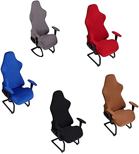 Gaming Chair Covers - Stretchable Polyester Slipcovers for Office, Computer & Swivel Chairs | Removable & Washable Armchair Protector (Chair Not Included) | Perfect for Gamers, Home Office & Workspace Protection