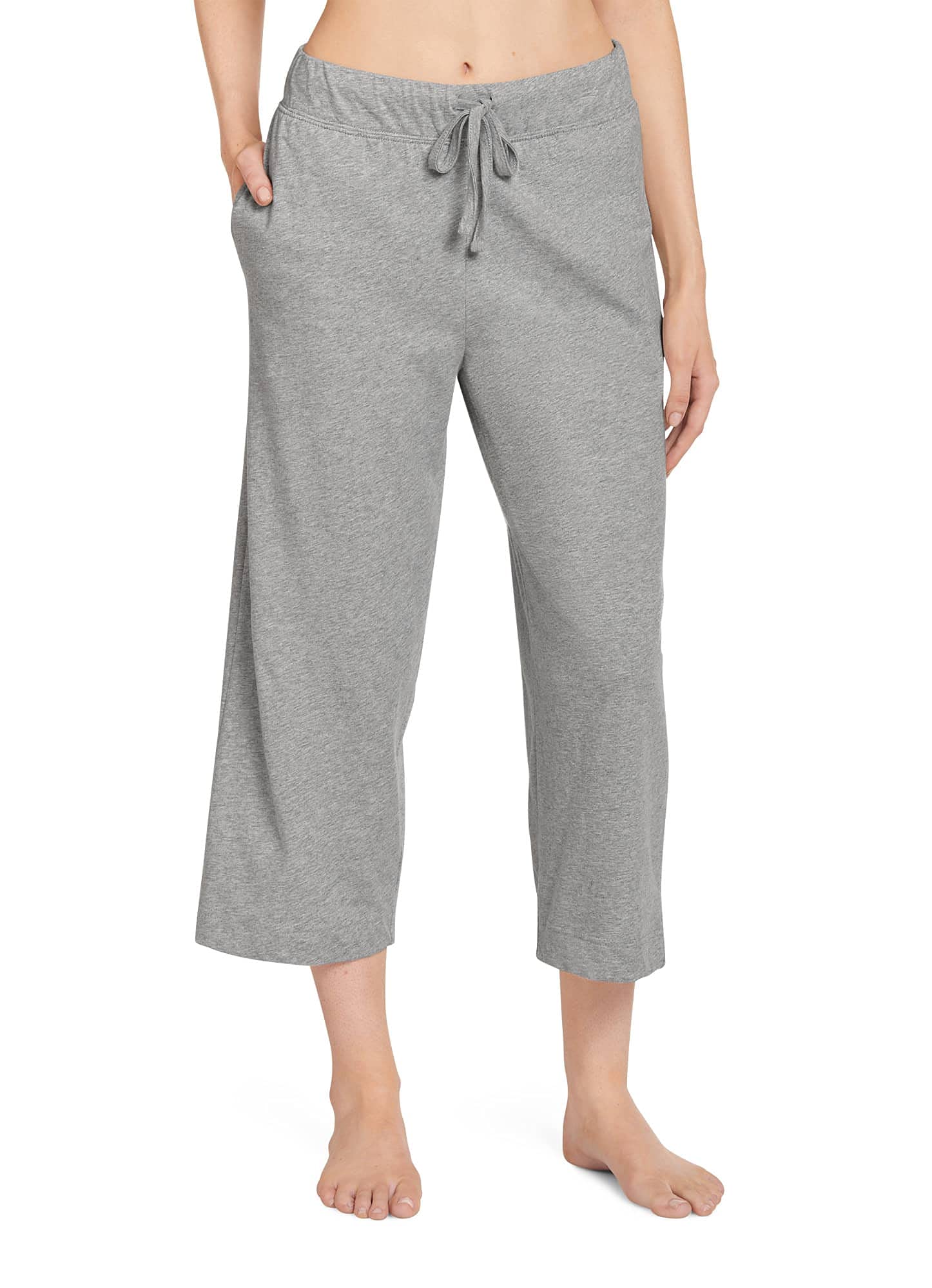 Jockey Women's 100% Cotton Sleepwear Set - Comfortable Pajama Capri Pants & Top for Nightwear, Lounge & Relaxation at Home