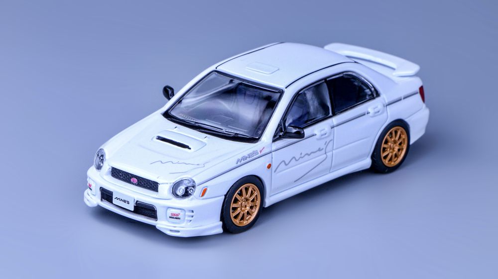 1:64 SUBARU Impreza WRX STi Mines S202 Diecast Model Car - Collectible Miniature Toy for Hobbyists & Car Enthusiasts - Perfect for Display, Gifts, and Racing Game Scenes