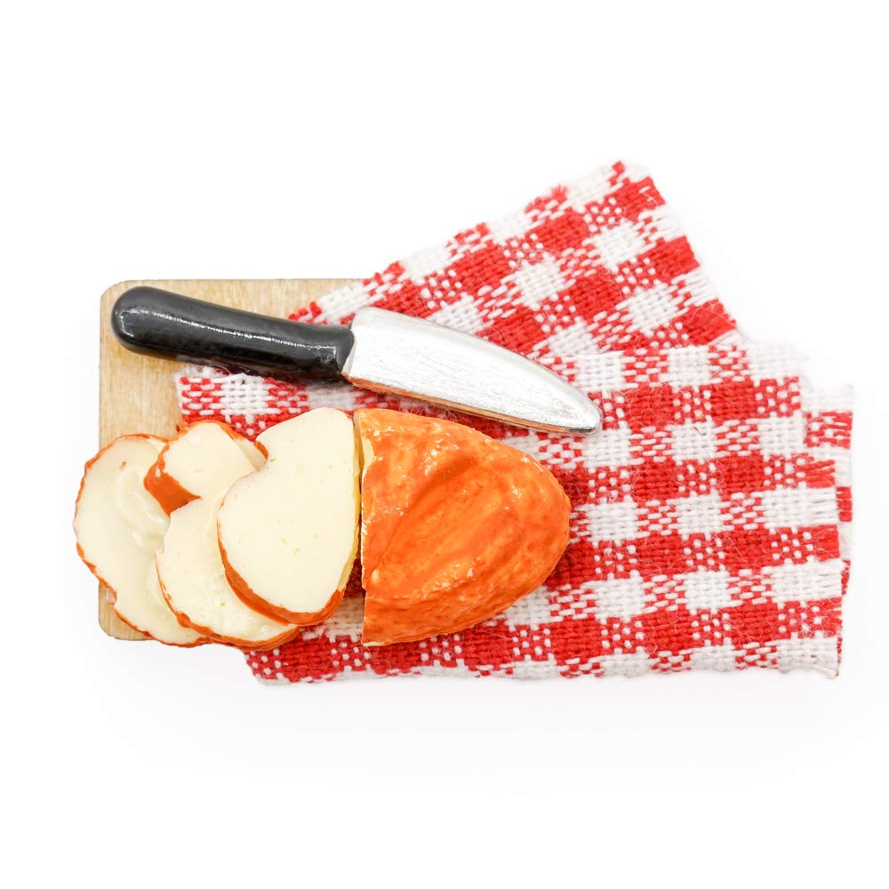1/12 Scale Miniature Bread on Board - Realistic Dollhouse Food Decor for Kitchen & Diorama - Perfect for Dollhouse Miniatures, Train Sets & DIY Crafts