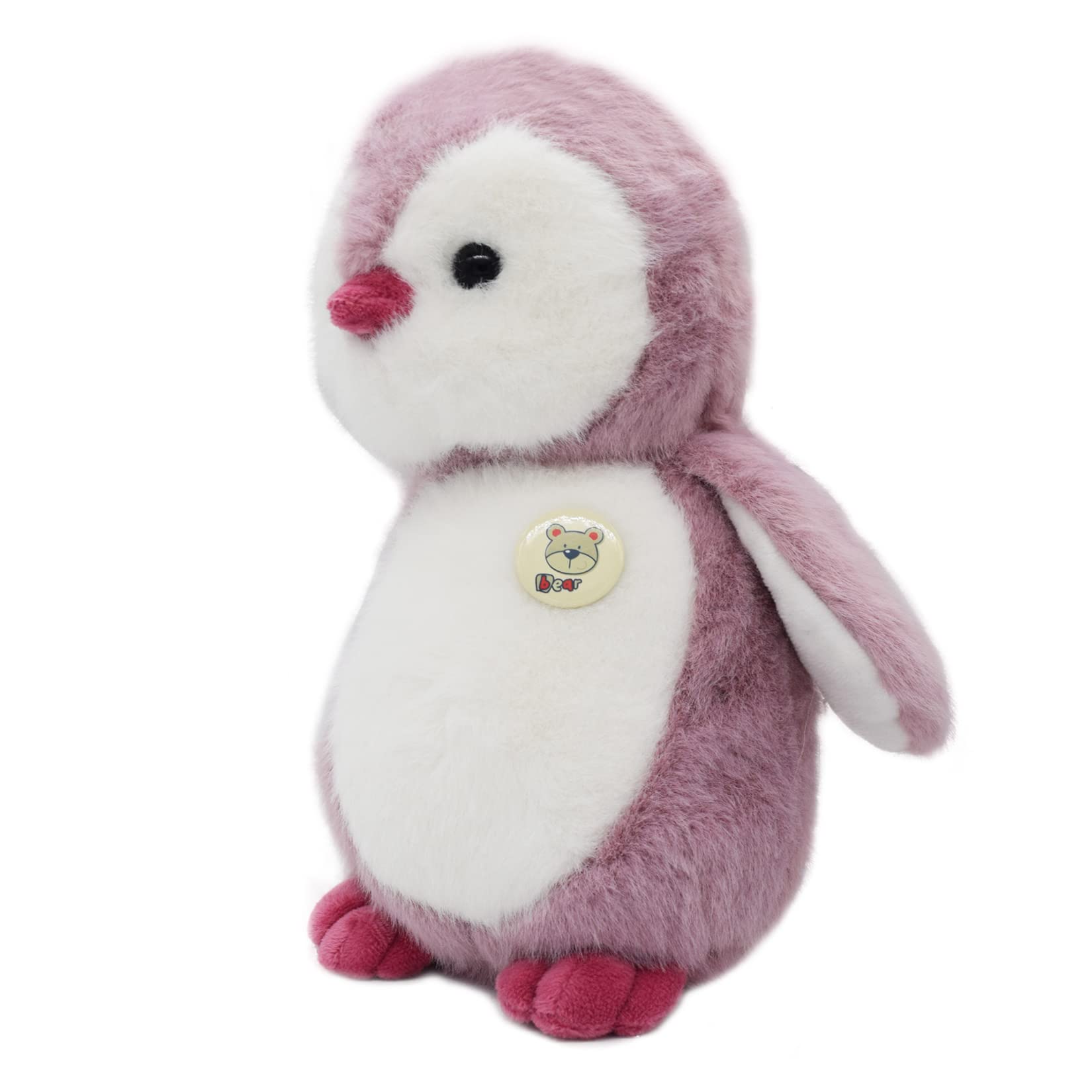 Soft Pink Plush Penguin Stuffed Animal Toy - 10 Inch Cuddly Stuffed Penguin for Kids, Baby Shower Gift & Nursery Decor | Perfect for Birthday Presents, Christmas Gifts & Bedtime Companions