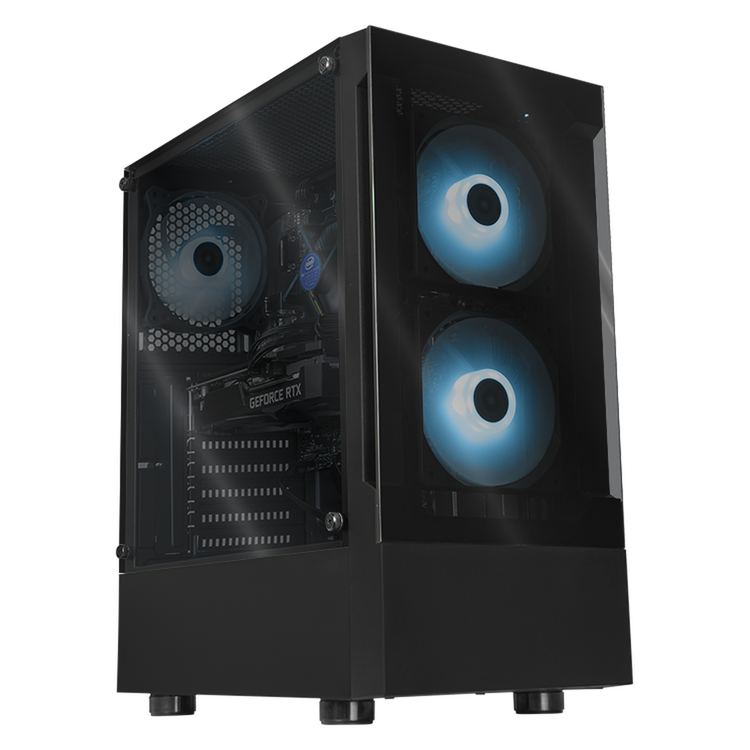 Xtreme Gaming PC - NVIDIA GeForce RTX 3050, Intel Core i5-10400F, 16GB RAM, 500GB SSD + 2TB HDD, WiFi, Black - Perfect for 4K Gaming, Streaming & VR
