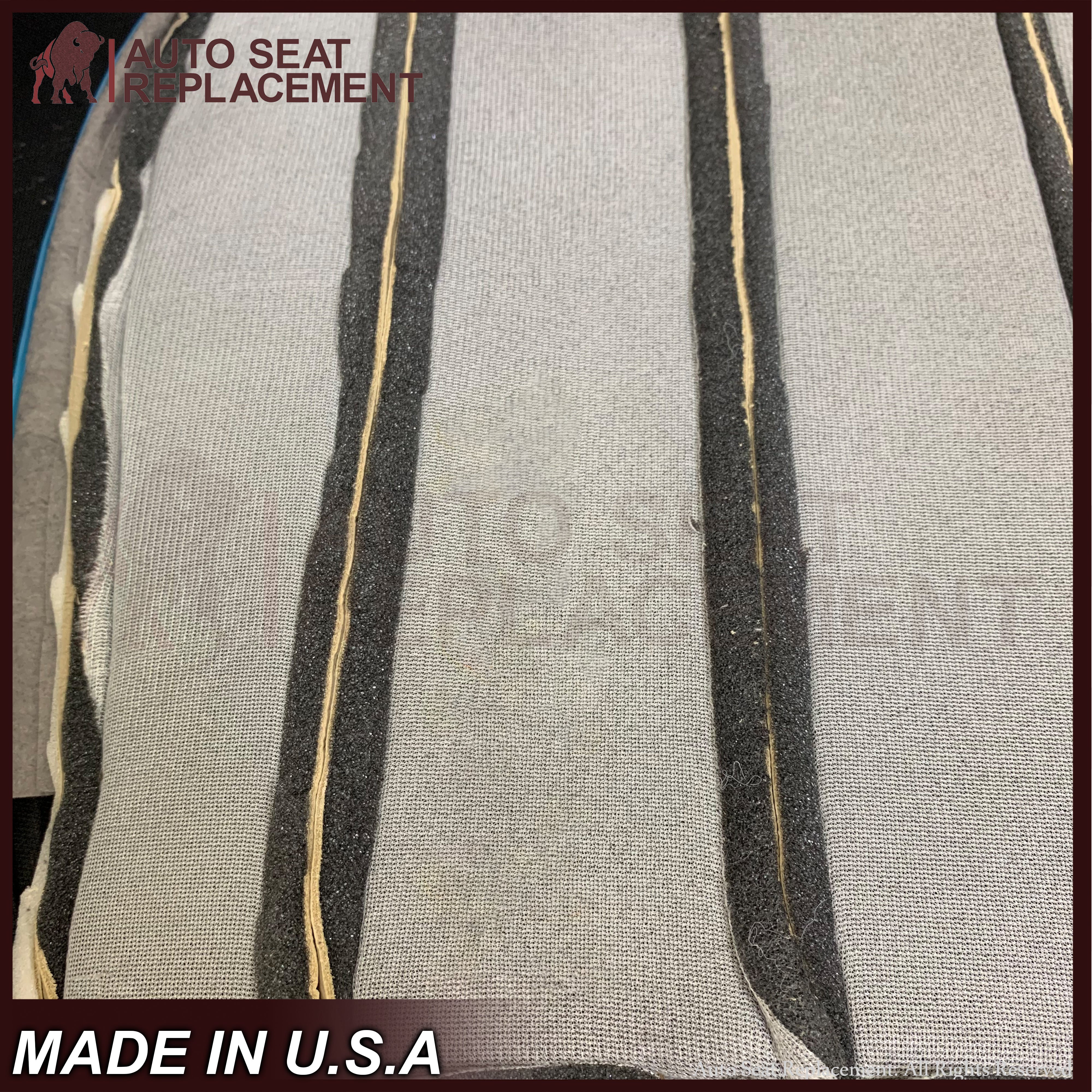 2004-2005 GMC Envoy SLT XL Custom Fit Bottom Replacement Seat Covers - 2-Tone Tan Leather/Vinyl - Durable & Comfortable for Trucks & SUVs - Perfect for Road Trips, Daily Commutes & Off-Road Adventures
