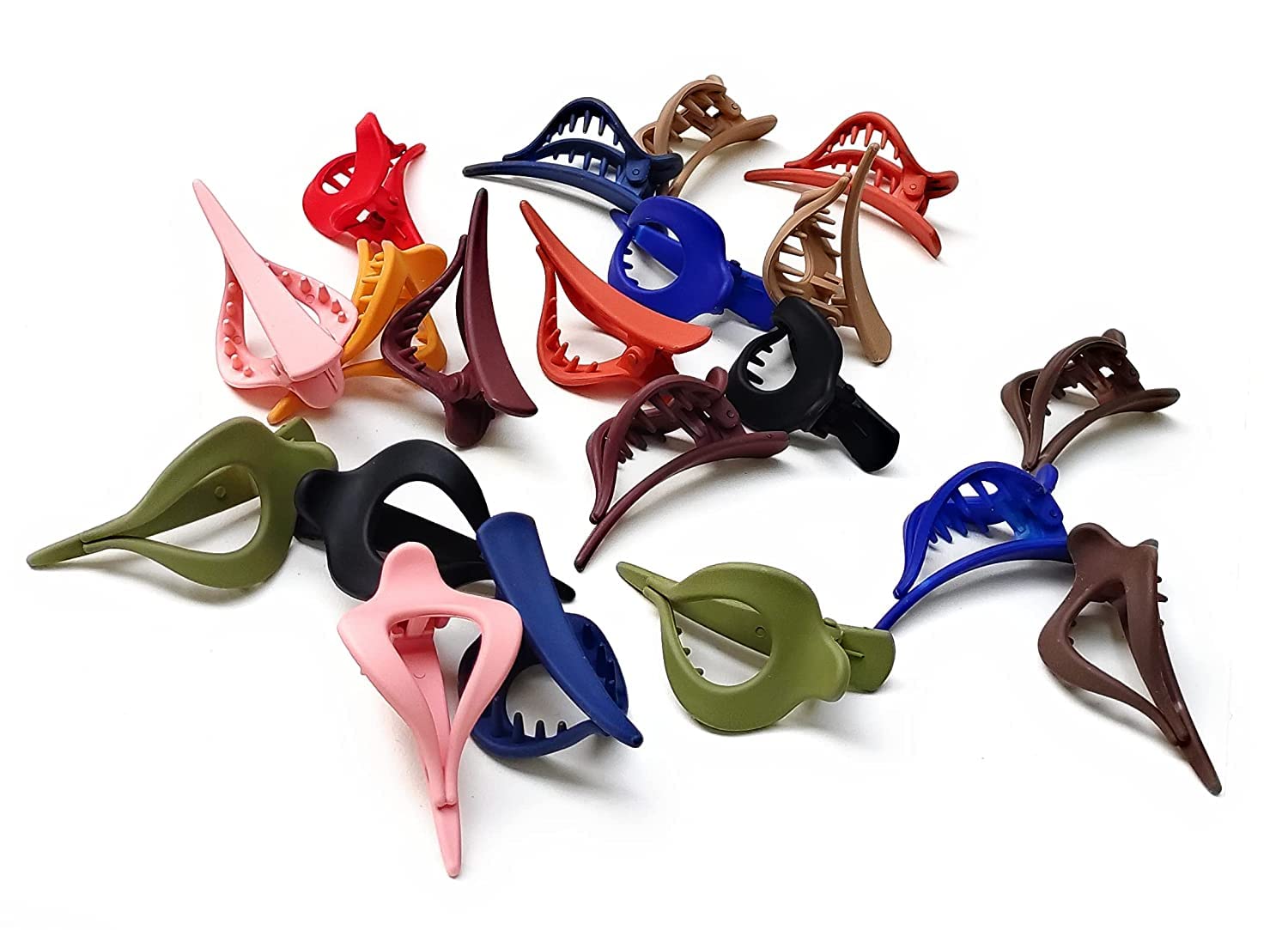 6PCS Mini Crocodile Duckbill Hair Clips - Acrylic Hair Beak Barrettes for Women & Girls (Random Colors) | Cute Hair Accessories for School, Parties & Daily Styling