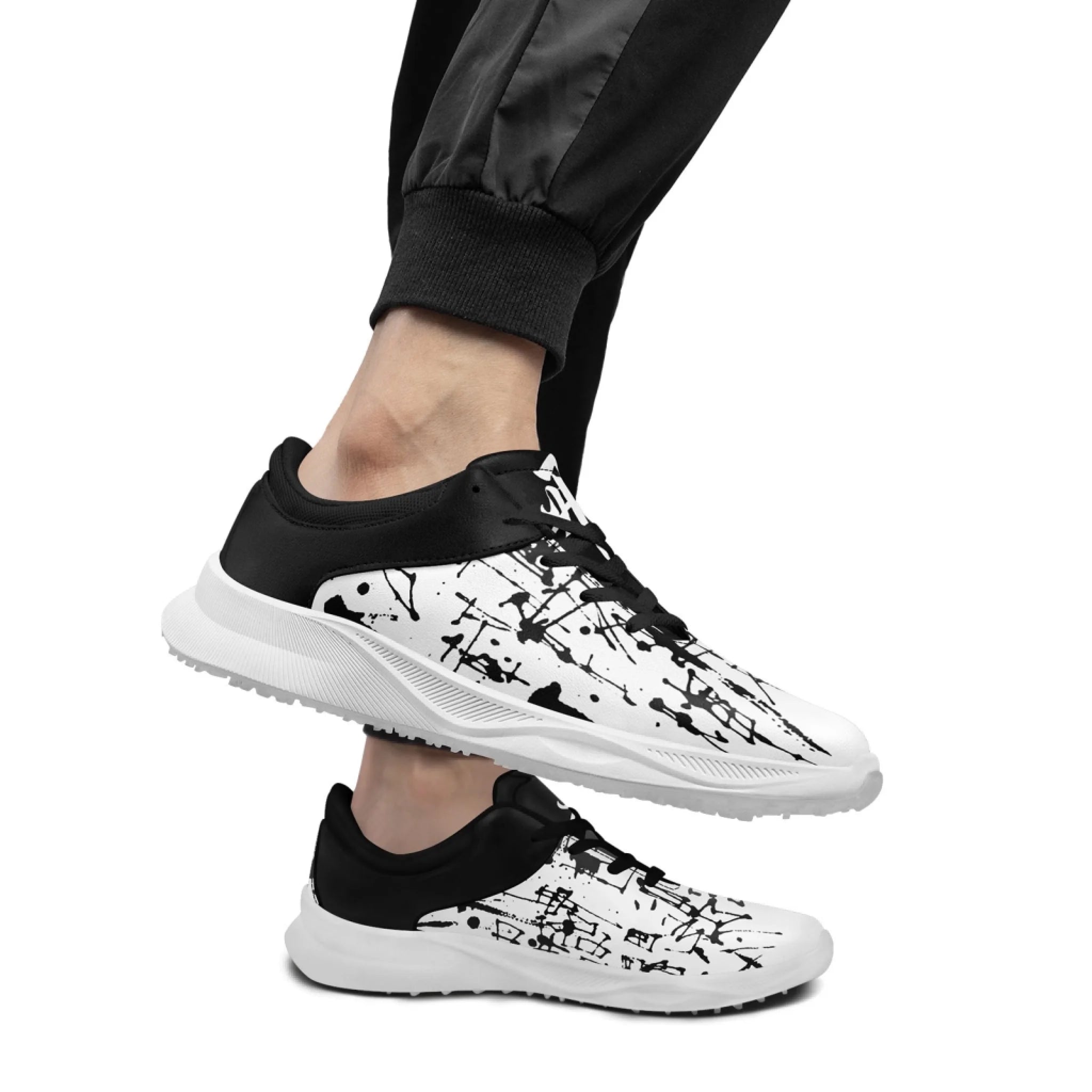 Custom Golf Performance Sneakers for Men & Women - Personalized Durable Athletic Shoes for POD Resellers - Lightweight Comfortable Design for Golfing, Running & Casual Wear (FN062 25020099 6)