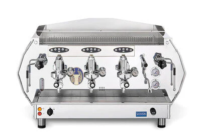 La Pavoni Diamate 3 Group Volumetric Commercial Espresso Machine in Gold - Professional Coffee Bar Equipment for Cafes, Restaurants & Coffee Shops