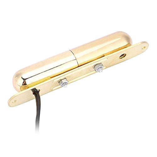 Single Coil Electric Guitar Pickup - Gold Lipstick Tube Pickup for ST Style Guitars | Perfect for Blues, Rock & Jazz Performances