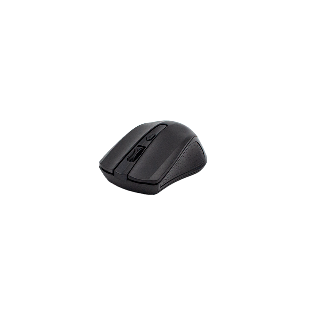 Mikuso 2.4GHz Wireless Computer Mouse with USB Receiver - Black [MOS WO17 BK] - Perfect for Office, Home & Gaming Use
