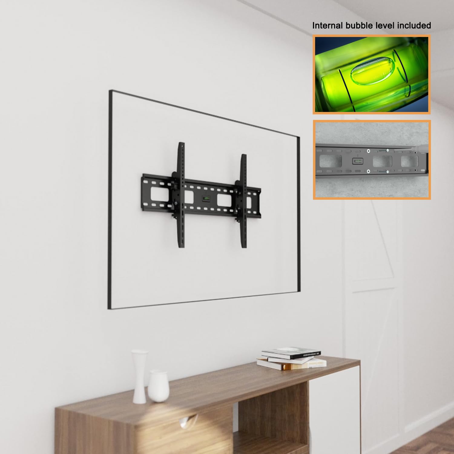 Ultra Slim Tilt TV Wall Mount Bracket for Samsung 65