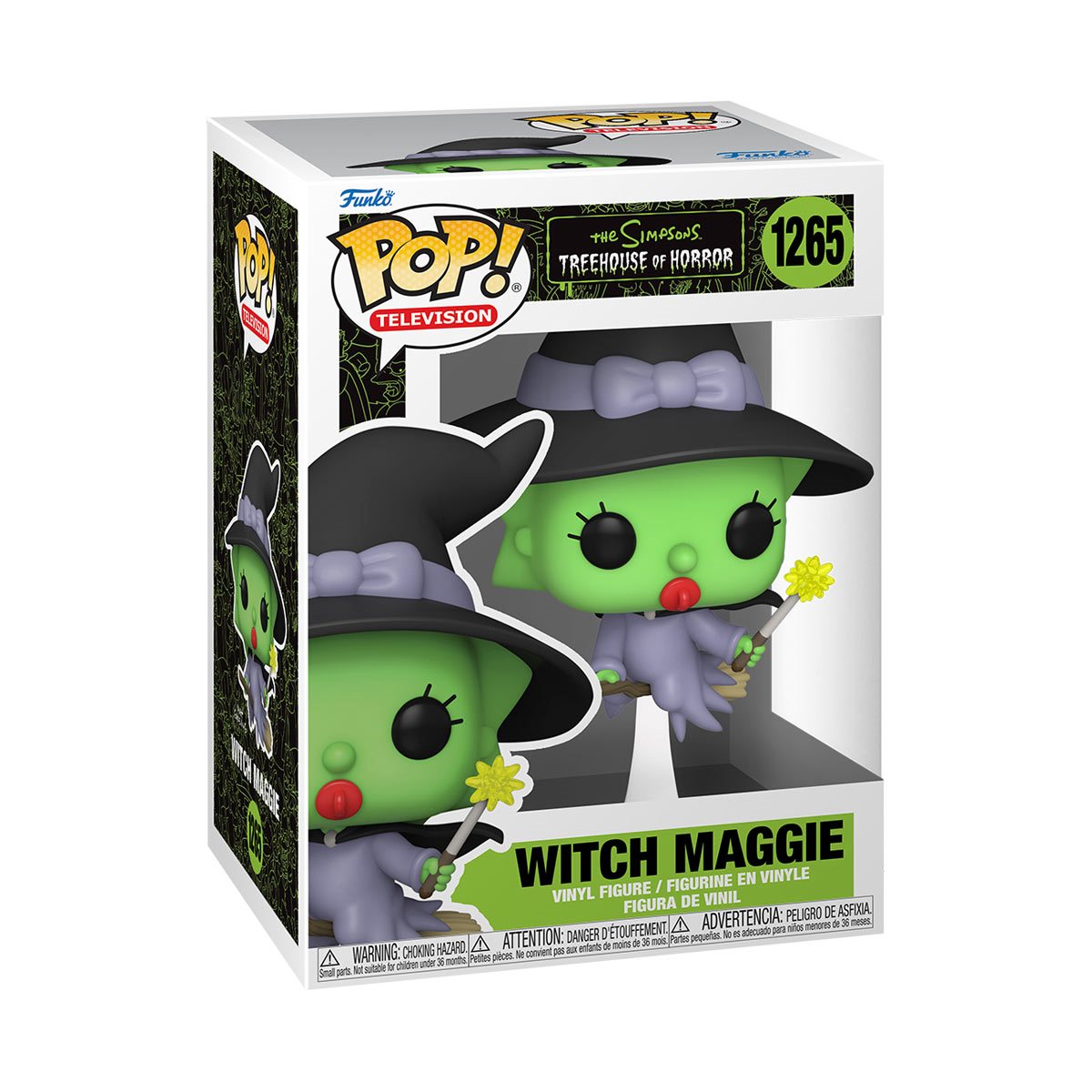 The Simpsons Treehouse of Horror: Witch Maggie - Halloween Costume for Kids & Adults - Perfect for Cosplay, Halloween Parties & TV Show Fans
