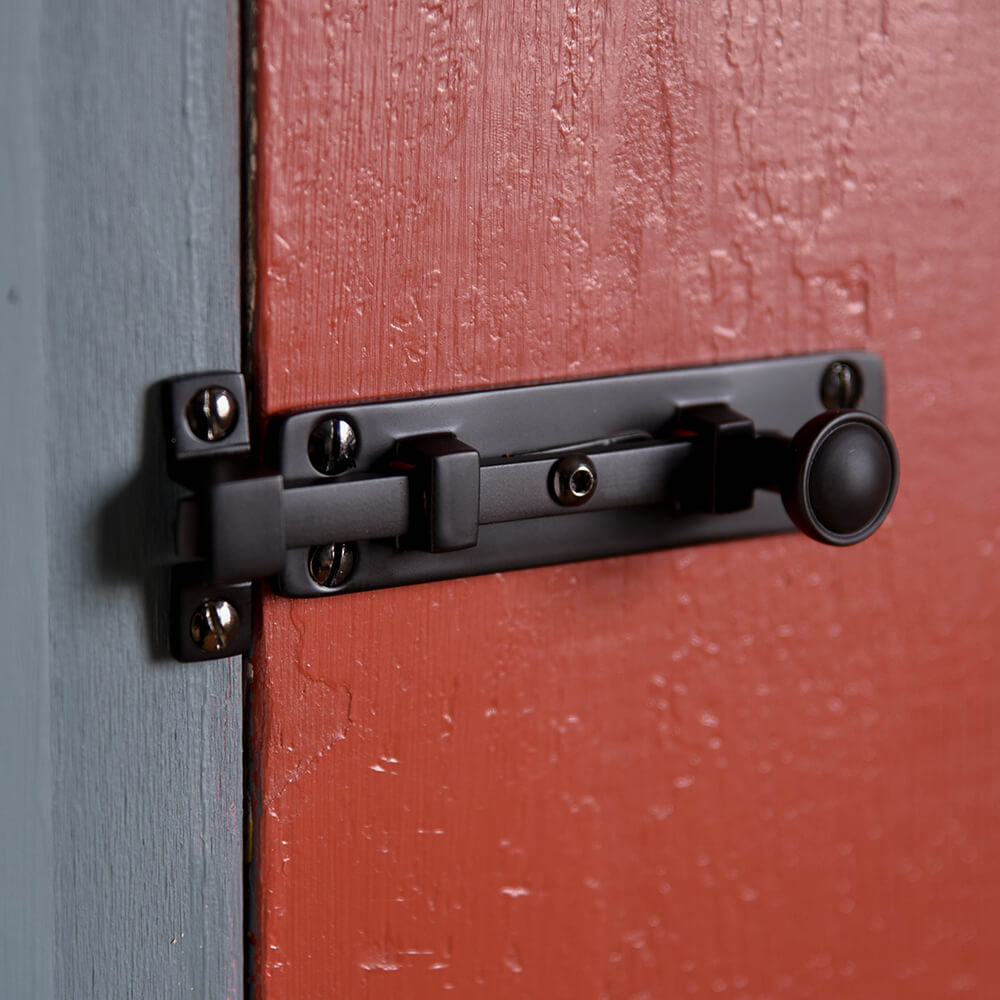 Vintage Bronze Door Bolt - Heavy Duty Security Lock for Exterior & Interior Doors | Perfect for Home, Office & Barn Use