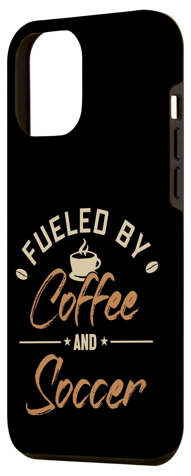 iPhone 12 Pro Max Case - Shockproof Soccer Goal Keeper Design with Coffee Theme | Perfect for Soccer Fans & Coffee Lovers | Durable Protection for Everyday Use, Sports & Outdoor Activities