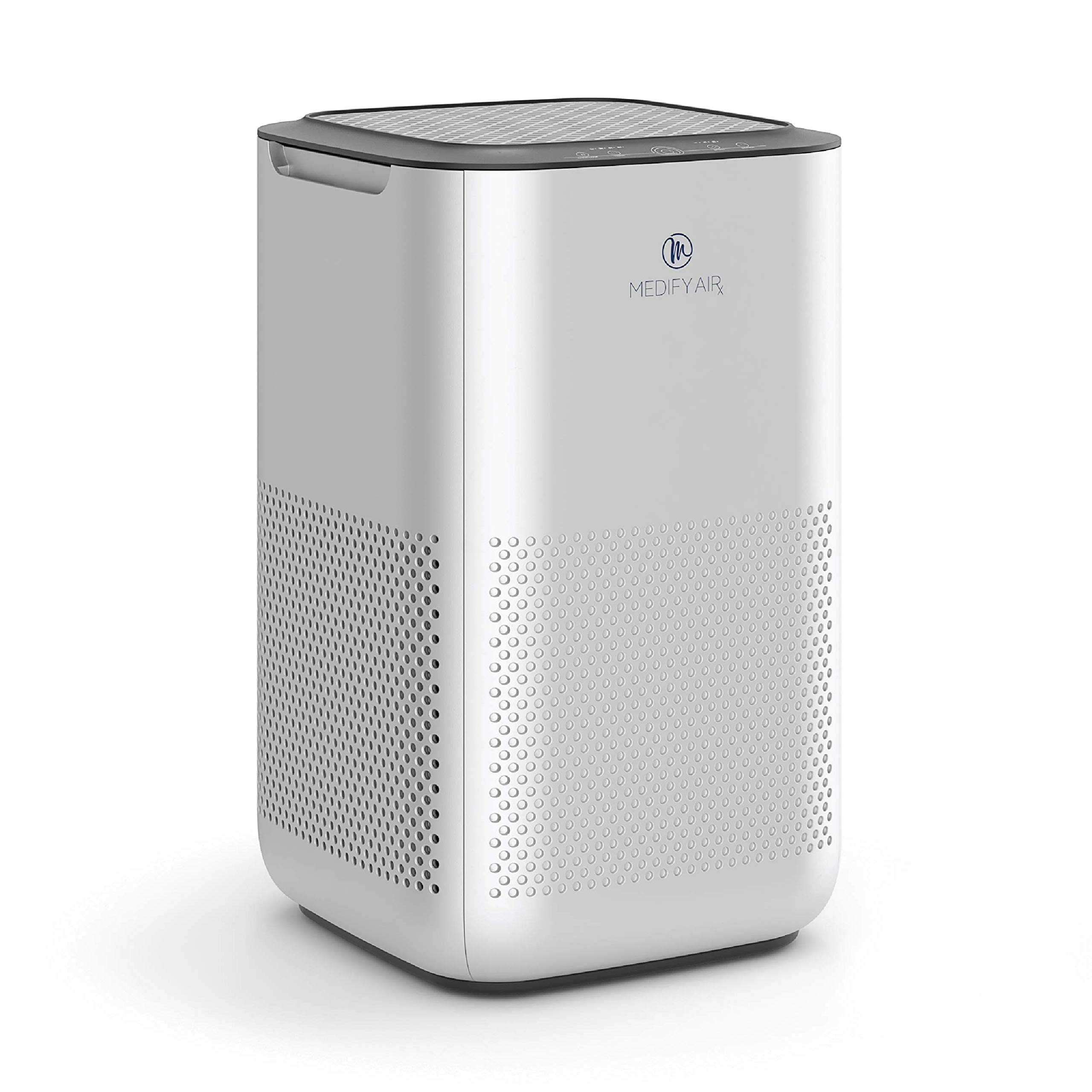Medify MA-15 True HEPA H13 Air Purifier | Covers 585 sq ft in 1 Hour | Removes Allergens, Smoke, Dust, Pollen & Pet Dander | Filters 0.1 Micron Particles | Silver (1-Pack) | Ideal for Bedrooms, Offices & Allergy Relief
