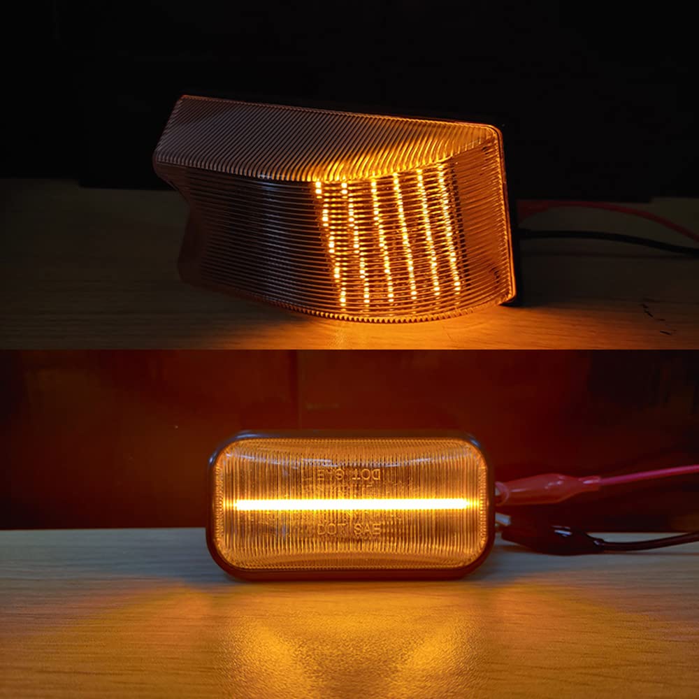 2003-2009 Hummer H2 & 2005-2009 H2 SUT LED Cab Roof Light Kit - 10pc Amber/Red Clearance Marker Lights with Smoke Lens - Off-Road & Truck Lighting Upgrade for Night Driving & Emergency Vehicles
