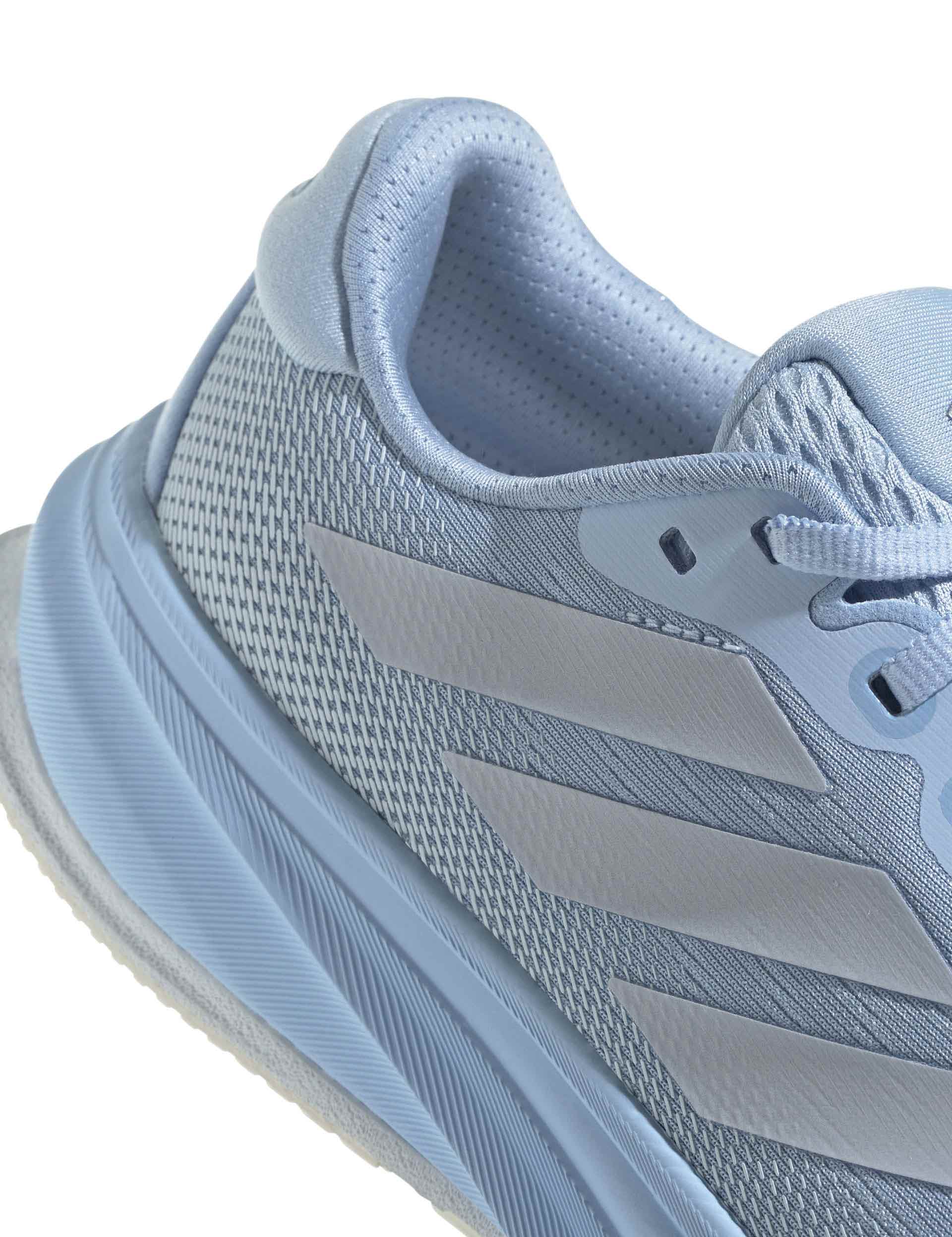 Supernova Rise 2 Running Shoes for Men & Women - Glow Blue/Halo Blue/Matte Silver - Lightweight Cushioned Training Sneakers for Jogging, Gym Workouts & Outdoor Activities