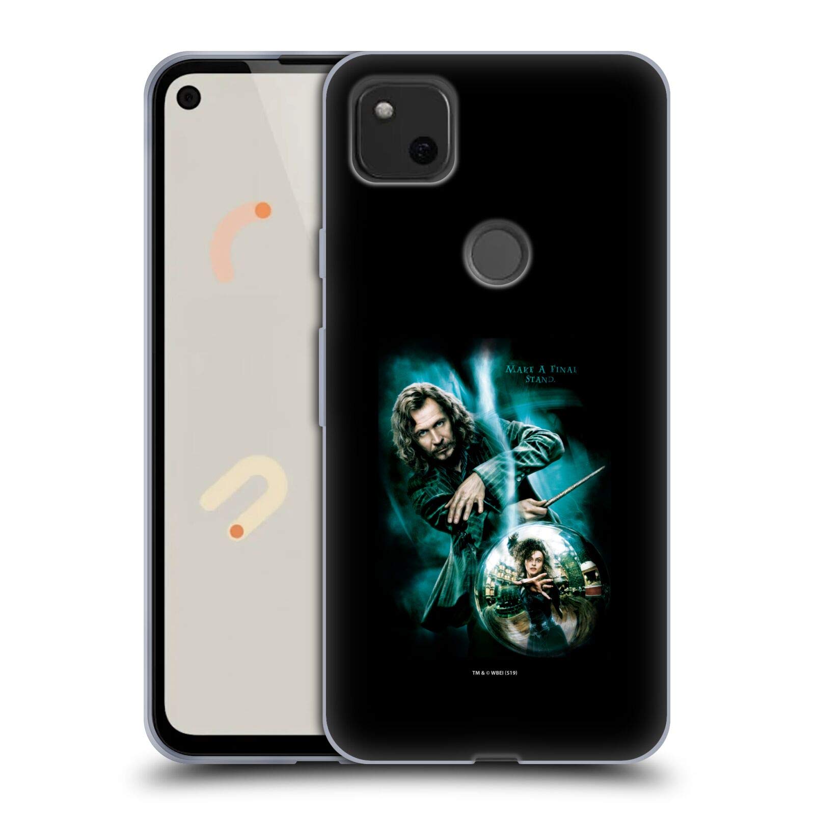 Head Case Designs Officially Licensed Harry Potter Sirius Black Patronus Order of The Phoenix Soft Gel Case for Google Pixel 4a - Protective Cover for Fans & Daily Use