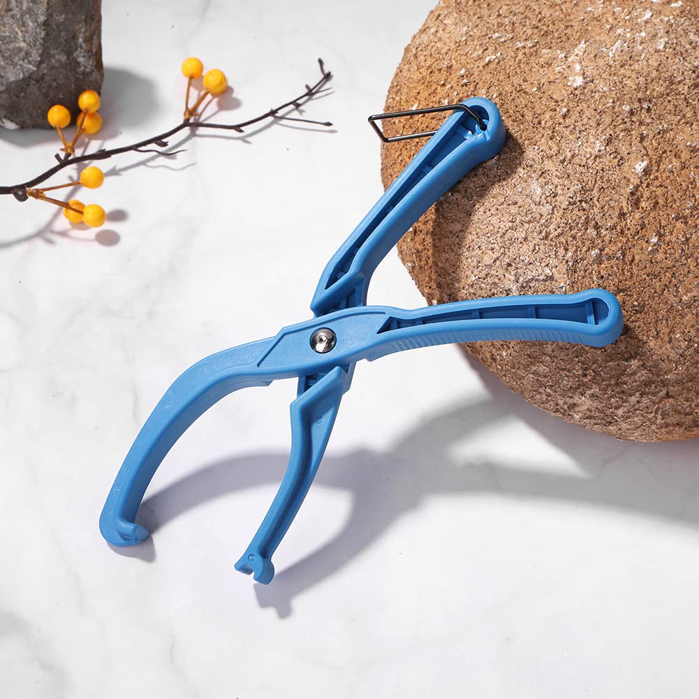 **Blue Bike Tire Pliers & Rim Protector Tool - Heavy Duty Bicycle Tyre Removal Clamp & Hand Tire Lever for Road & Mountain Bikes - Perfect for Hard to Install Tires (Great for DIY Repairs, Emergency Fixes & Bike Maintenance)**