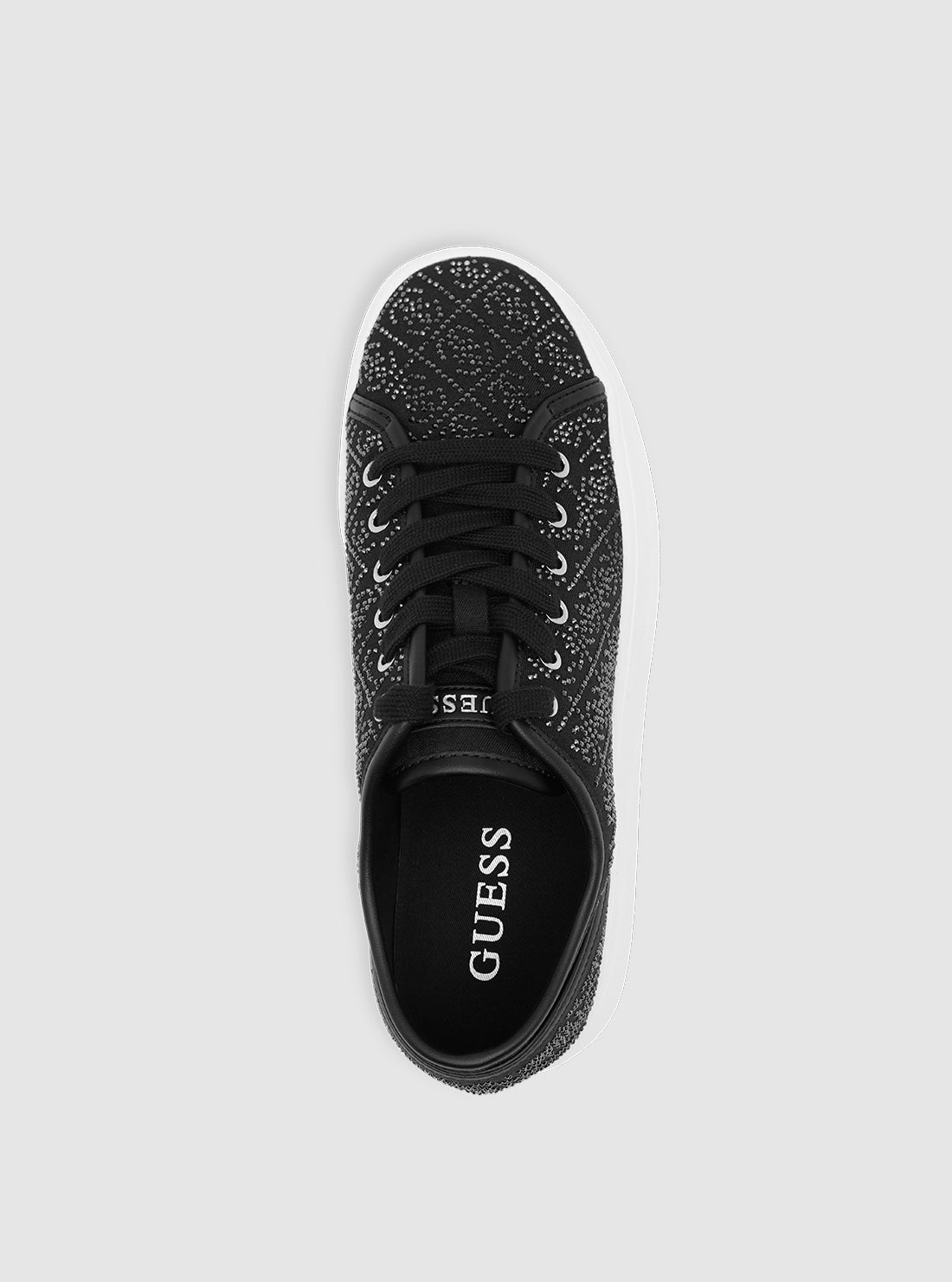 Black Queeny Low Top Sneakers - Women's Casual Comfortable Shoes for Walking, Running & Daily Wear | Fashion Sneakers for Outfits & Street Style