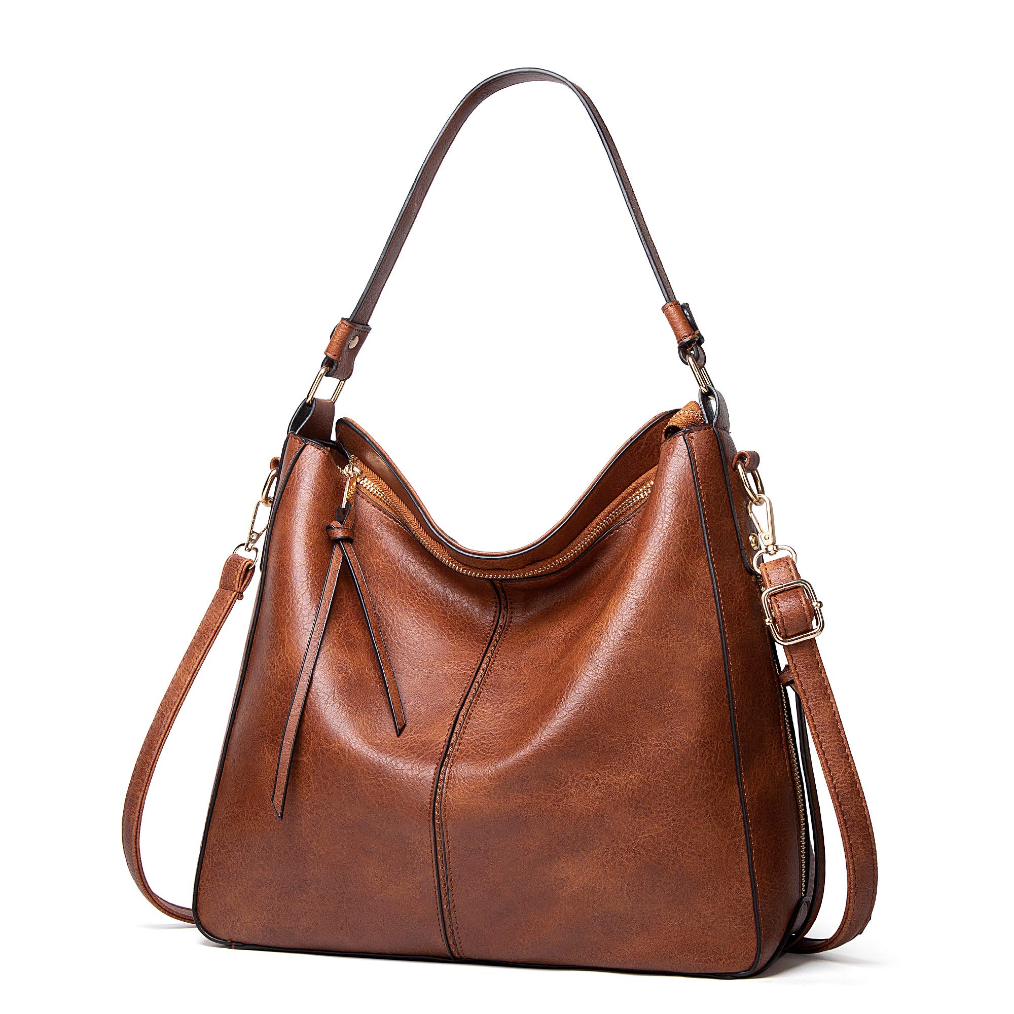 Stylish Vegan Leather Hobo Shoulder Bags for Women - Fashionable Tote & Satchel Purses for Work, Travel & Everyday Use